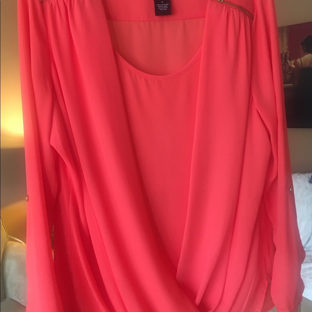 New Directions/ Size Large/ Long Sleeve Blouse